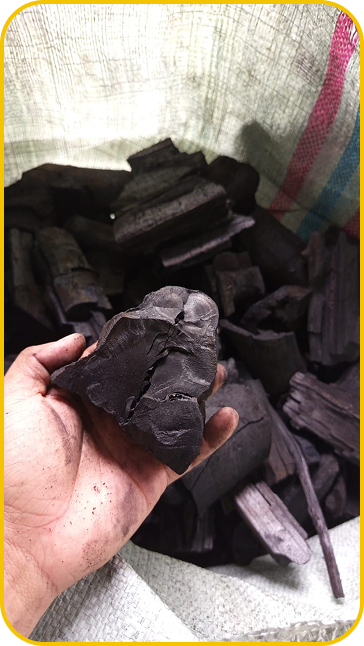 Sorting charcoal density check